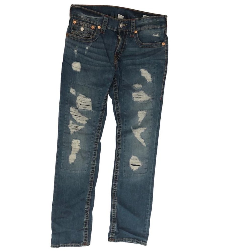 True Religion distressed jeans